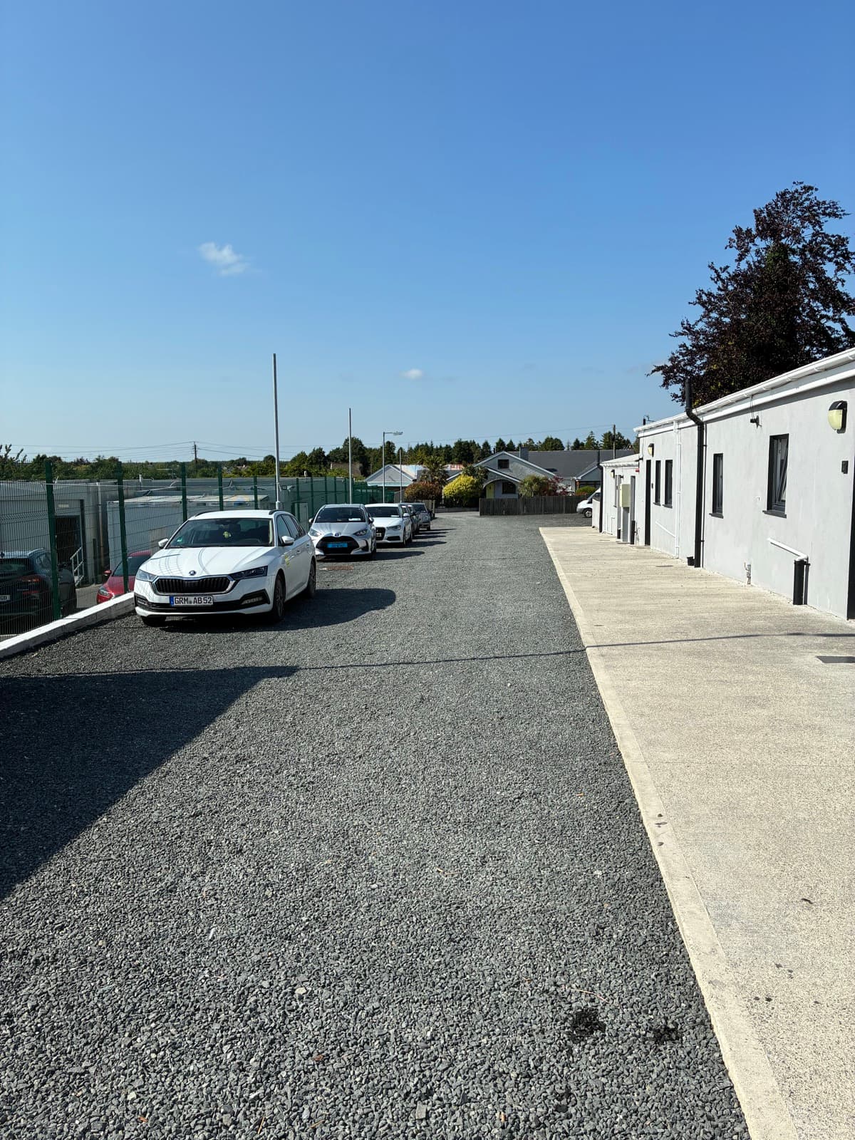 On-site car park at Edenderry Central Rooms