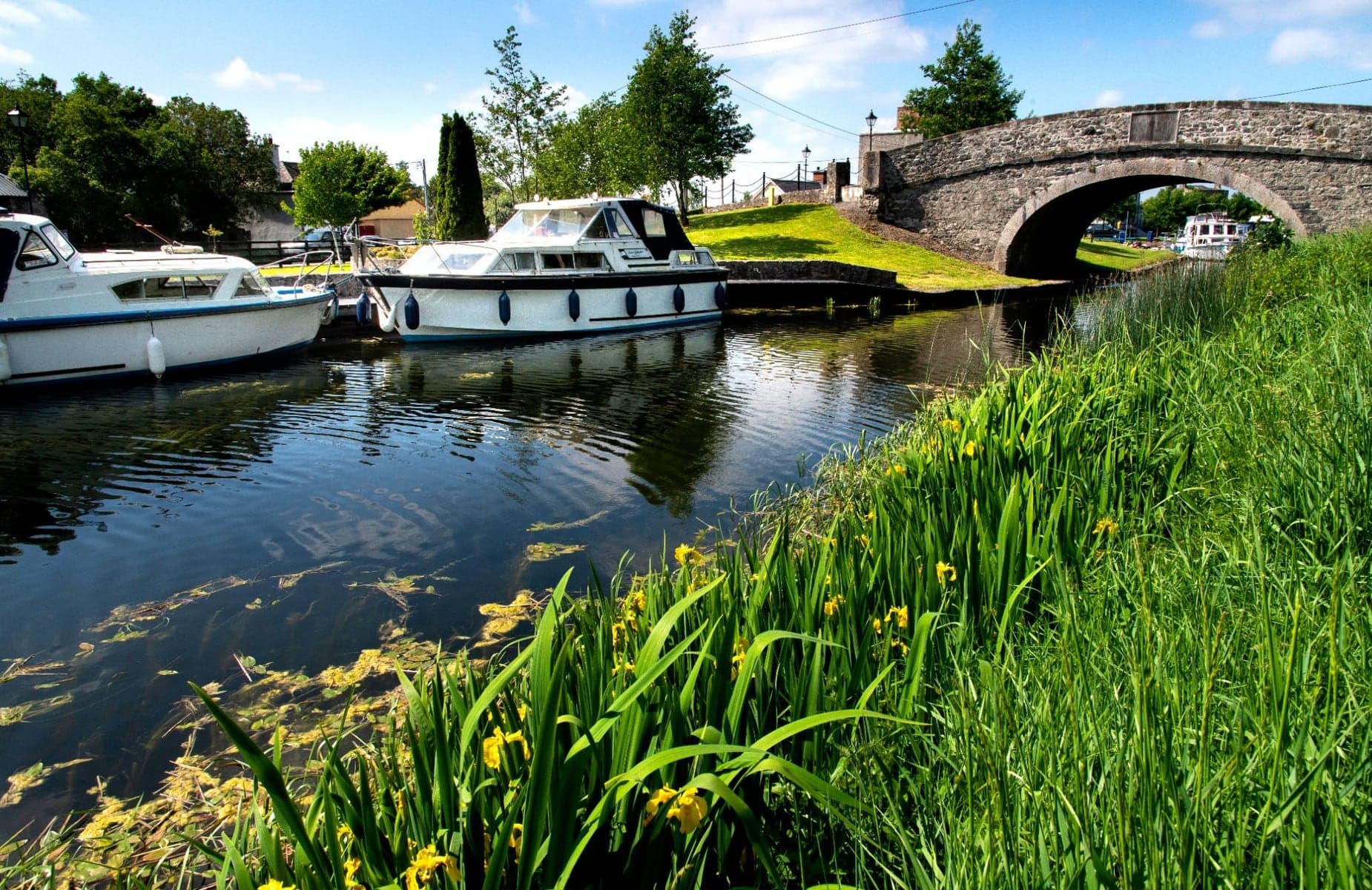 Boats on the Grand Canal at Edenderry
